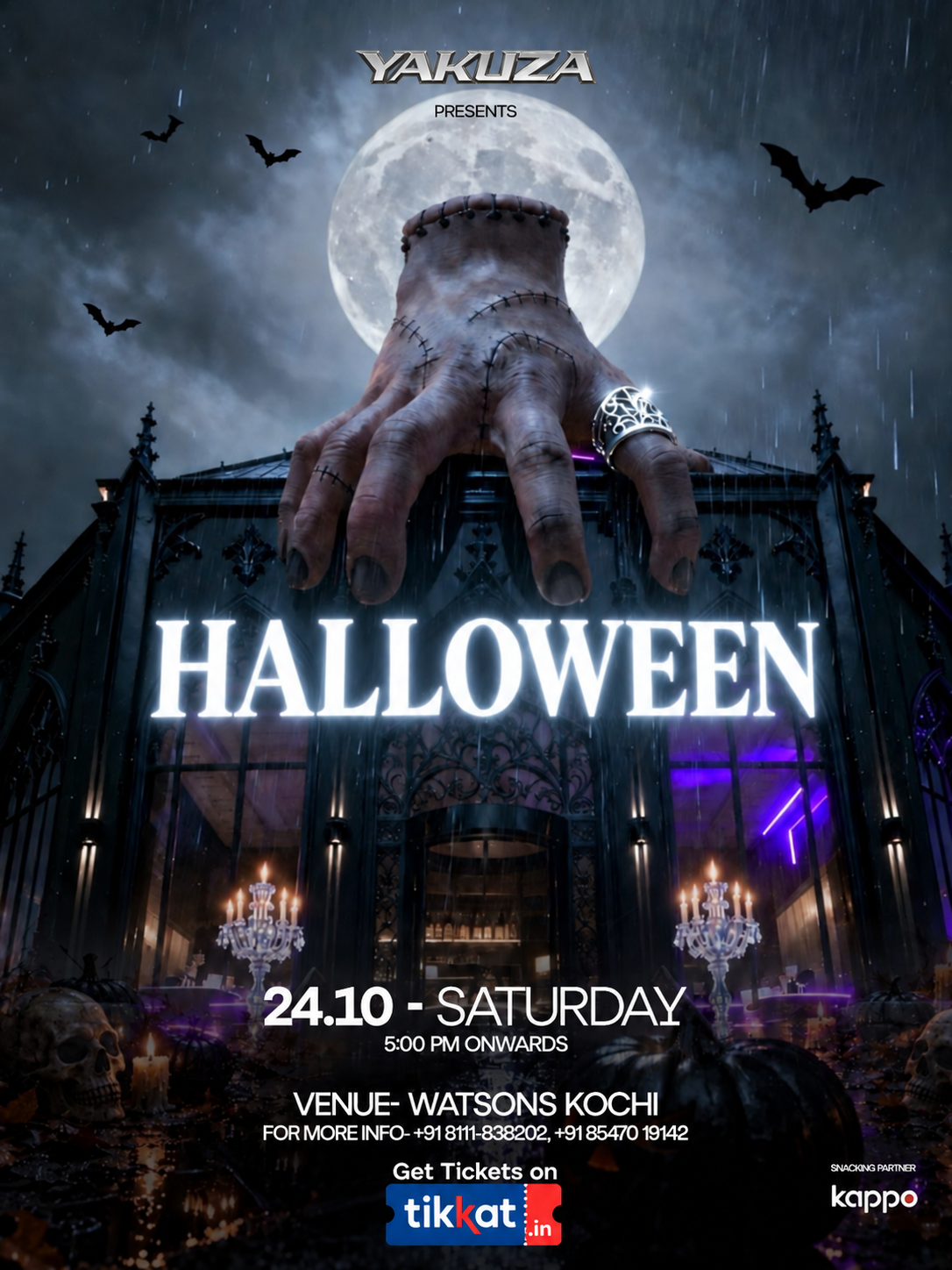 YAKUZAA PRESENTS: HALLOWEEN 2026 ft WATSONS KOCHI poster